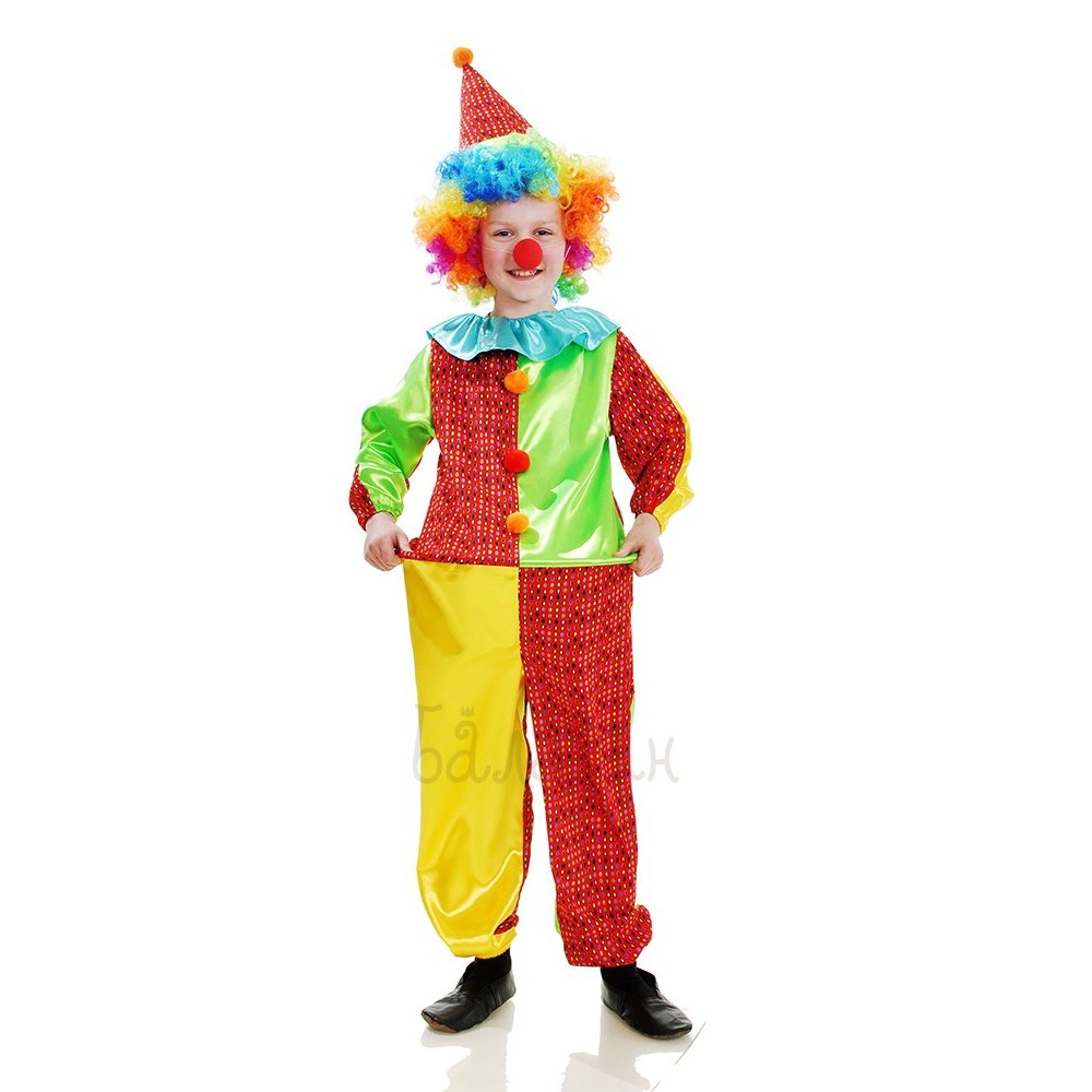 Карнавальный костюм клоуна для мальчика детский