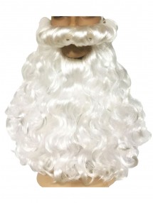 Борода Деда Мороза густая люкс