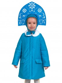 Детский костюм Маши Снегурочки бирюзовый