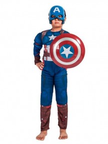 Детский костюм отважного Капитана Америки