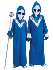 Детский костюм пришельца синий