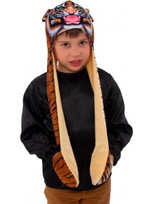 Карнавальная шапочка тигра с принтом