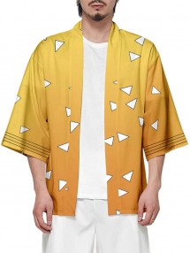 Кимоно-рубашка Наруто желтая