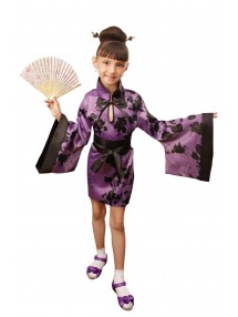 Костюм китаянки в фиолетовом для девочки