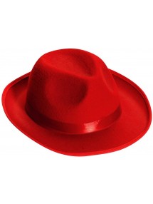 Красная гангстерская шляпа