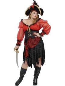 Красно-черный костюм отважной пиратки