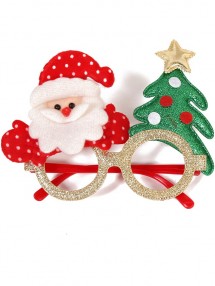 Очки Санта с елкой новогодние