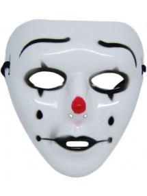 Пластиковая маска Арлекино