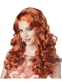 Роскошный рыжий парик