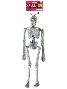 Серебристый скелет 41 см
