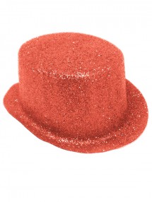 Шляпа цилиндр красный