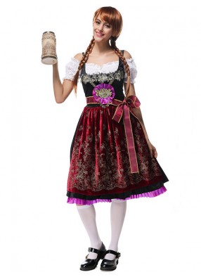 Бархатный костюм баварской девушки