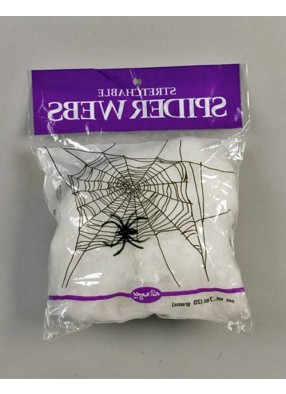 Белая паутина с пауком