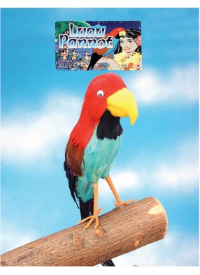 Бутафорский попугай пирата 40см