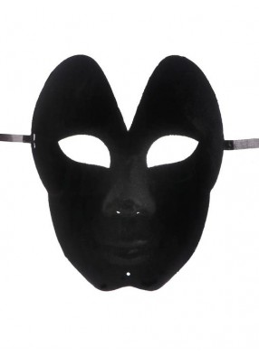 Черная бархатная маска Венеция