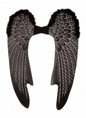 Черные крылья Падшего ангела большие