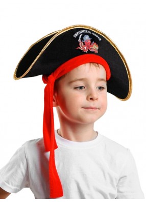 Детская пиратская шляпа треуголка 50-54