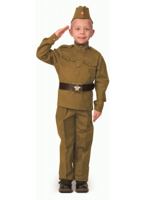 Детская военная форма солдата из хлопка