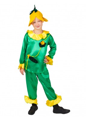 Детский карнавальный костюм огурца