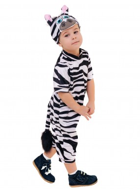 Детский карнавальный костюм зебры