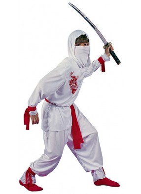 Детский костюм белого Ниндзи