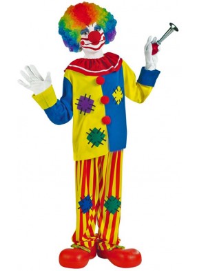 Детский костюм яркого клоуна