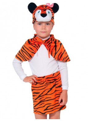 Детский костюм Тигрицы облегченный
