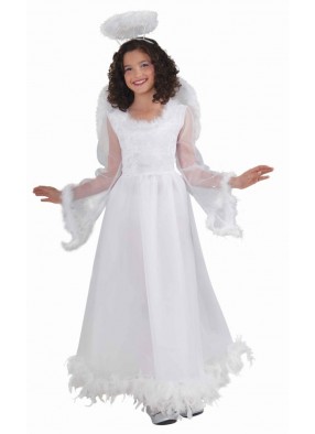 Детский костюм белоснежного ангелочка фото