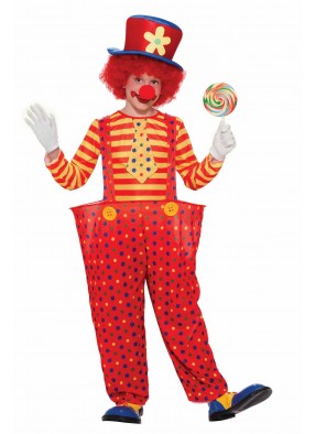 Детский костюм клоуна в красных штанишках