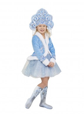 Детский костюм Снегурочки Полины