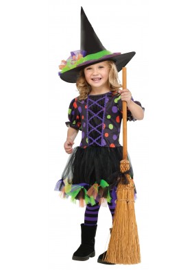 Детский костюм веселой ведьмочки