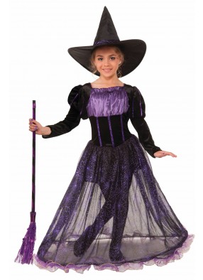 Фиолетовый костюм ведьмочки фото