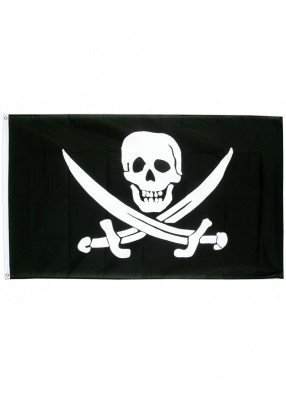 Флаг пиратский большой