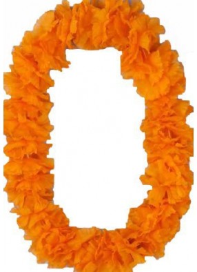 Гавайское ожерелье оранжевое Deluxe