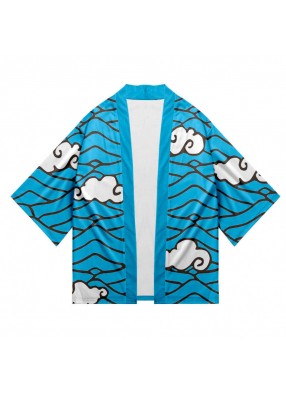 Кимоно-рубашка Наруто голубая