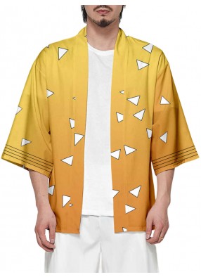 Кимоно-рубашка Наруто желтая