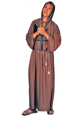 Костюм монаха в коричневой робе