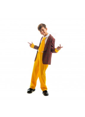 Костюм стиляги с желтыми штанами фото