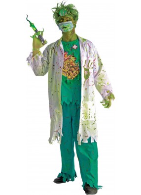 Костюм зеленого доктора зомби