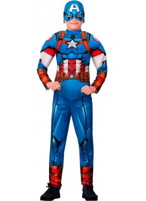 Костюм Капитана Америки с мускулами для мальчика