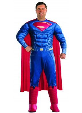 Костюм Супермен делюкс большого размера фото