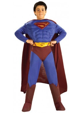 Костюм Супермена с мускулами для мальчика