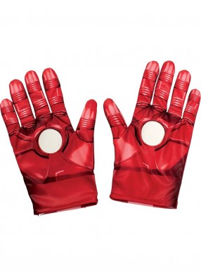 Красные детские перчатки Железного Человека фото