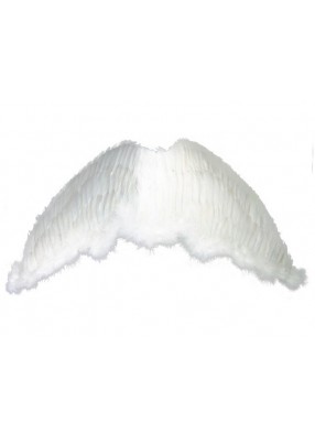 Крылья перьевые белые 110х30