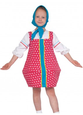Малиновой костюм матрешки девочке