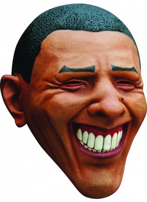 Маска Обамы смеющаяся из латекса