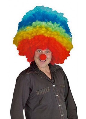 Мега мульти парик клоуна
