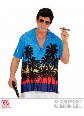 Мужская гавайская рубашка Палм Бич