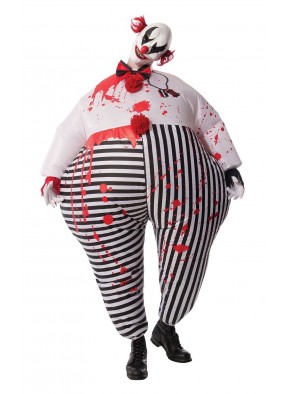 Надувной костюм кровожадного клоуна фото