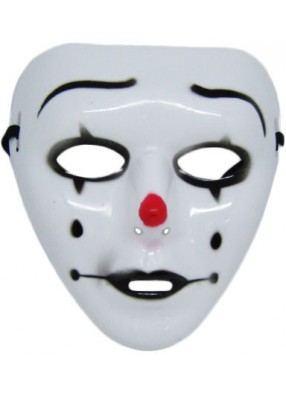Пластиковая маска Арлекино